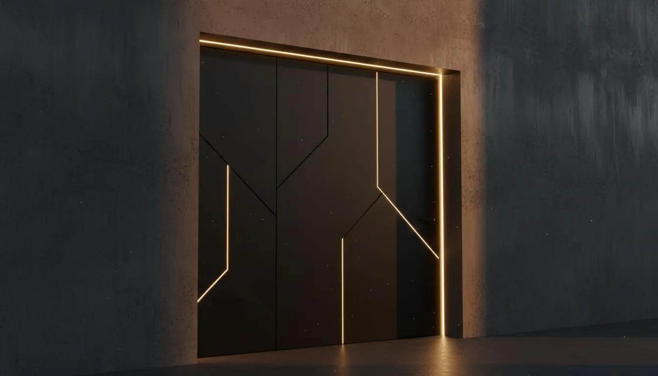 Wooden Steel Door Gallery Image 4 - Custom design door